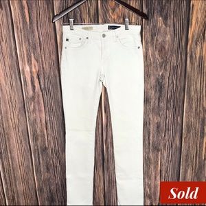 AG Adriano Goldschmied White Skinny Jeans 27R